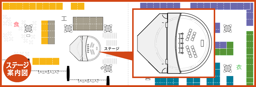 ステージ案内図