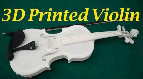 3Dプリンターでバイオリン
