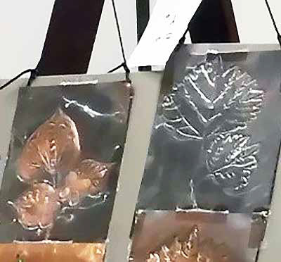 銅製レリーフ　製作体験キットのイメージ