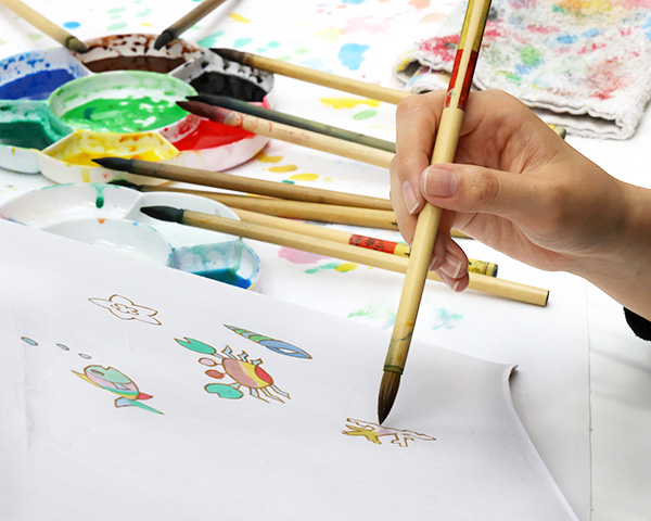「友禅挿し」絵付けの体験