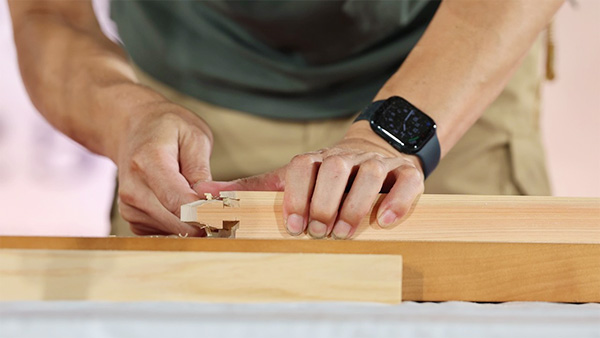 建具に使われる組手(くで)の手法