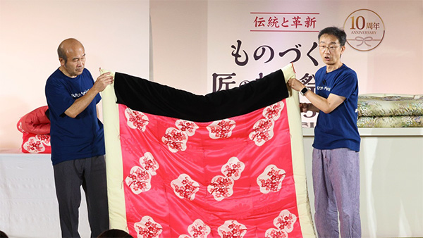 掛布団づくり