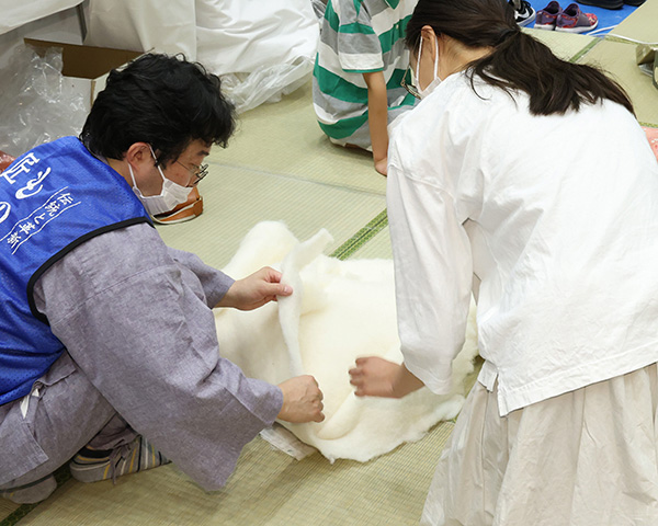 住エリアの塗膜防水