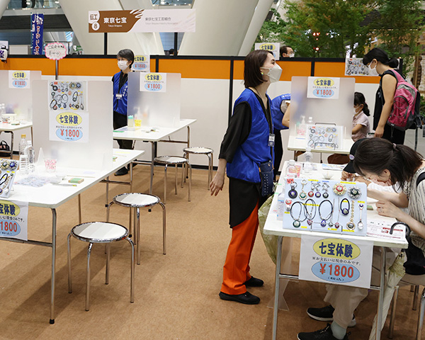 Edo embroidery booth