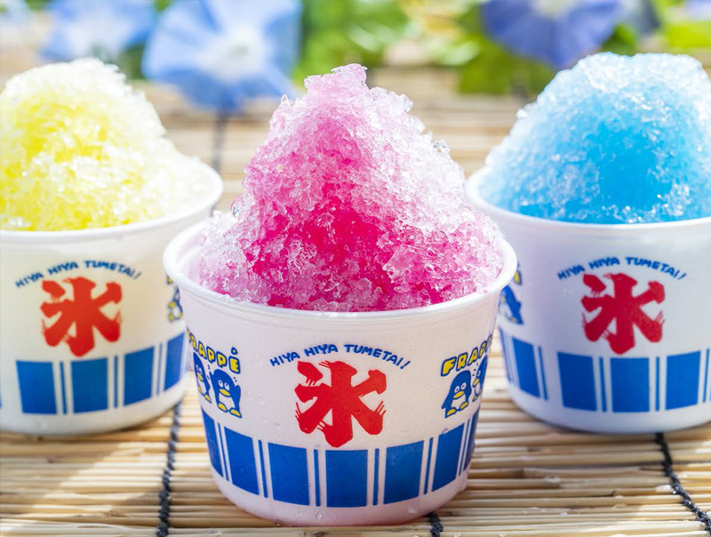 かき氷 7種の味