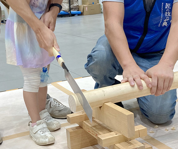 木製コースター作成体験