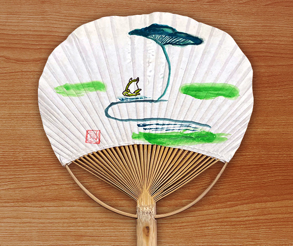 手作り団扇づくり体験