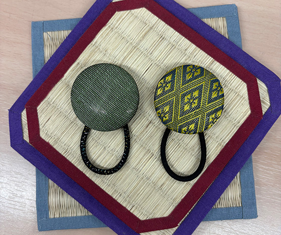 Let's make walnut buttons with tatami mat edges!