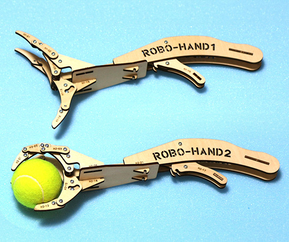 Assembling a robot hand