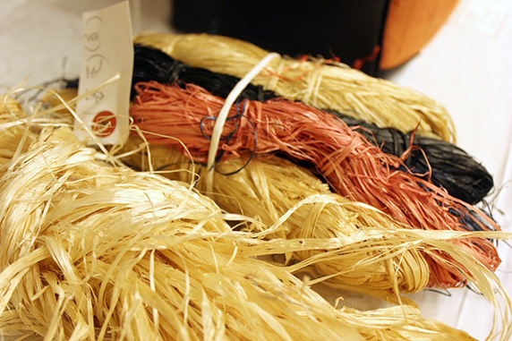 掛川手織葛布の糸つなぎの画像